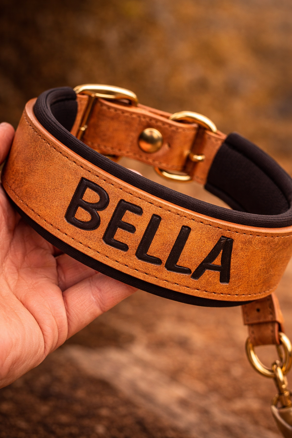 COLLAR AVENTURDOG PERSONALIZABLE WARRIOR